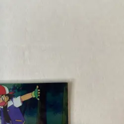 Topps Blue Pokemon TV Animation Series 2 EP3 Ash Catches a Pokemon Holo NM/LP - Image 3