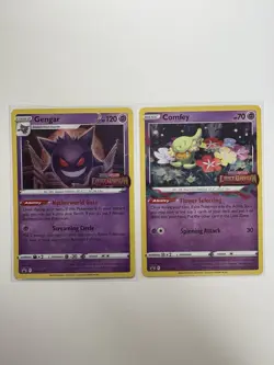 Pokemon Gengar -  (Prerelease) SWSH241 SWSH: Sword & Shield Promo + Comfey242 NM - Image 13