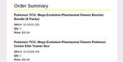 Pokemon Tcg Mega Evolutions Phantasmal Flames Booster Bundle Presale 11/14 - Image 2