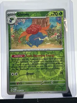 Pokemon TCG SV 151 Reverse Holo Gloom 44/165 - Image 1