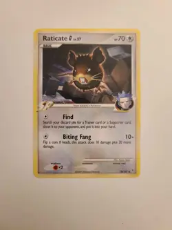 Pokemon TGC 2009 Supreme Victors Raticate G 78/147 Regular in Near Mint - Image 1