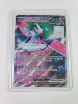 Pokemon Iron Valiant ex 089/182 SV04: Paradox Rift Holo - Image 1
