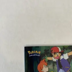 Topps Blue Pokemon TV Animation Series 2 EP3 Ash Catches a Pokemon Holo NM/LP - Image 2