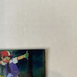 Topps Blue Pokemon TV Animation Series 2 EP3 Ash Catches a Pokemon Holo NM/LP - Image 3