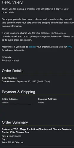 Pokemon Center Mega Evolution Etb Phantasmal Flame PRESALE! - Image 4