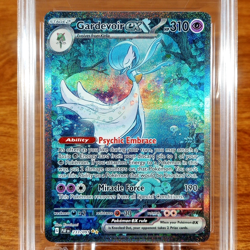 Pokemon Paldean Fates Gardevoir EX 233/091 AGS Gem-MT 10 Holo Secret Rare 2024 - Image 2