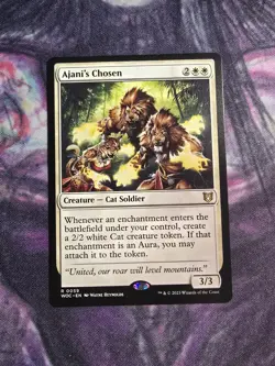 Ajani's Chosen Commander: Wilds of Eldraine Regular - Image 1