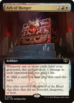 x1 Ark of Hunger - Foil - Extended Art R MTG Secrets of Strixhaven M/NM, English - Image 1