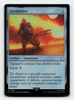 Fireshrieker FOIL Universes Beyond: Fallout Magic The Gathering Card - Image 1