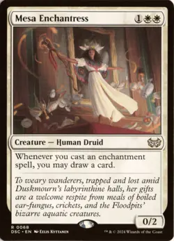 Mesa Enchantress 68 DSC Commander: Duskmourn: House of Horror NM - Image 1
