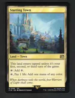 MTG Starting Town Final Fantasy Regular #289 NM/M - Image 1