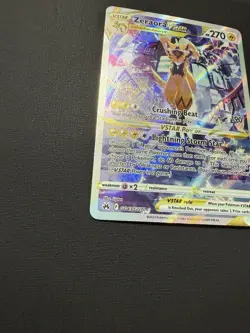 Pokemon TCG Zeraora VSTAR Full Art Ultra Rare Holo Card GG43/GG70 Crown Zenith - Image 5