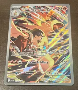 Pokemon TCG Ethan's Typhlosion Destined Rivals Illustration Rare Card 190/182 NM - Image 1