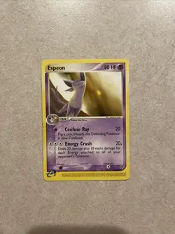 Pokemon TCG Espeon 16/100 Non-Holo sandstorm NM Vintage - Image 1