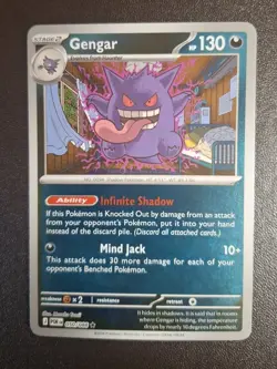 GENGAR 050/088 PERFECT ORDER POKEMON REVERSE HOLO NM - Image 1
