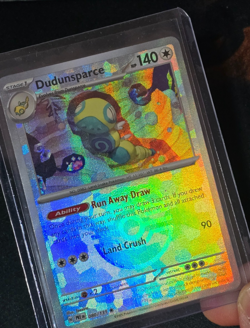 ✨Pokemon Prismatic Evolutions (080/131) Dudunsparce Master Ball Pattern (NM)🔥✨ - Image 1