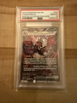 PSA 10 2024 CHARIZARD EX 234/091 POKEMON PALDEAN FATES SIR #234 GEM MINT 🔥 - Image 4