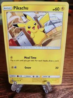 Pikachu 55/236 Sm-Unified Minds Regular 2019 NM Pokemon TCG - Image 1