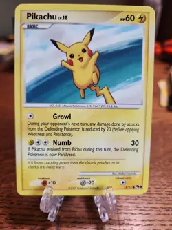 Pikachu 15/17 POP Series 9 Regular 2009 LP Pokemon TCG - Image 1