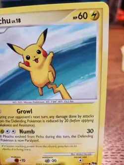 Pikachu 15/17 POP Series 9 Regular 2009 LP Pokemon TCG - Image 3