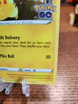 Pikachu SWSH234 Holo Promo NM Pokemon GO 2022 TCG Blackstar - Image 5