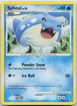 Spheal 82/111 Common Rising Rivals Pokemon NM/LP - Image 1