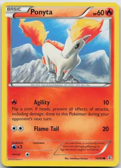 Ponyta 14/83 Common Generations Pokemon NM/LP - Image 1
