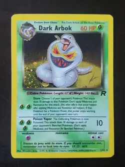 Pokemon Dark Arbok Team Rocket Unlimited 2/82 Holo Rare - Image 1