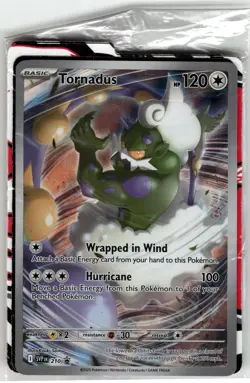 Tornadus 210 Holo Promo Scarlet & Violet (SEALED) Pokemon Near Mint - Image 1
