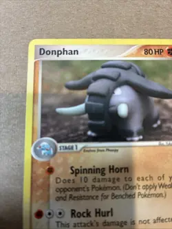 The Pokemon Donphan EX Deoxys Uncommon 80 HP Regular English 30/107 Stage Lp+ - Image 3