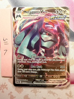 Pokemon TCG Metagross VMAX 113/198 Ultra Rare Holo NM - Image 1