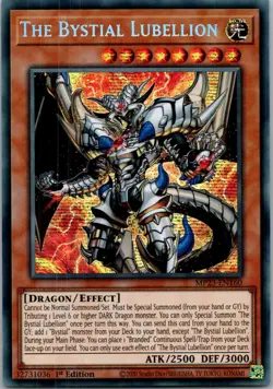 Yugioh The Bystial Lubellion MP23-EN160 1st Edition Prismatic Secret Rare NM - Image 1