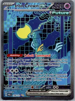 Pokemon Iron Crown ex #158/131 SV: Prismatic Evolutions NM - Image 1