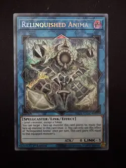 Yugioh Relinquished Anima BROL-EN087 Secret Rare 1st Ed NM - Image 1