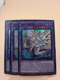 Yugioh 3x Filia Regis ALIN-EN037 Alliance Insight Super Rare 1st Edition NM - Image 1