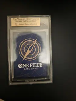 Bandai One Piece Monkey D. Luffy OP11-118 Manga Foil English BGS 9.5 - Image 2