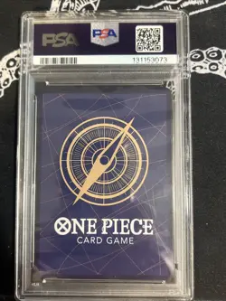 One Piece TCG CCG OP12-030 DRACULE MIHAWK Alt Art Legacy Master PSA 10 - Image 2