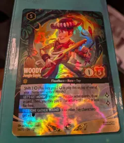 Woody Jungle Guide - Set Champs - Top 8 Foil Promo - Disney Lorcana - Image 3