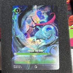 Disney Lorcana TCG Freeze the Vine Action Foil Elsa 231/204 English - Image 1