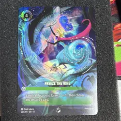 Disney Lorcana TCG Freeze the Vine Action Foil Elsa 231/204 English - Image 2