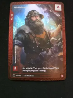 Wonders of the First Mik Gishlac OCM Foil #47/99 Call of Stones - Image 1