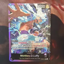 Monkey.D.Luffy OP09-061 ST26 Leader - One Piece TCG - English Card Near-Mint - Image 1