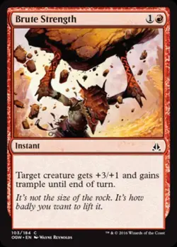 Brute Strength - OGW MTG - Light Play - Image 1