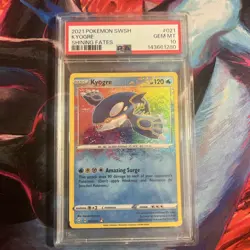 Kyogre English Pokemon Card 021/072 Shining Fates 2021 Amazing Rare - Image 1