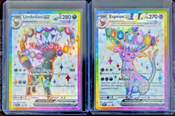 Umbreon ex SVP 176 & Espeon ex SVP 175 Holo Promo 2 Card Lot English NM - Image 1