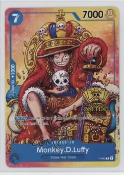2022-Current One Piece Card Game: Promos English Monkey D Luffy #P-043 - Image 1
