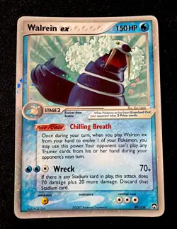 Walrein ex 99/108 Power Keepers Ultra Rare Pokemon Card MP - Image 1
