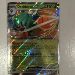 Pokemon Decidueye GX 012/088 Holo 320 HP 240 Attack English Card (send offers) - Image 1