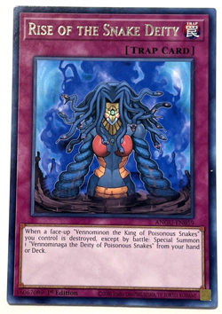 YuGiOh! - Rise of the Snake Deity - Rare - Image 1