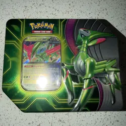 Pokemon TCG Paradox Clash Iron Leaves EX Sealed Tin New Trading Cards - Image 1